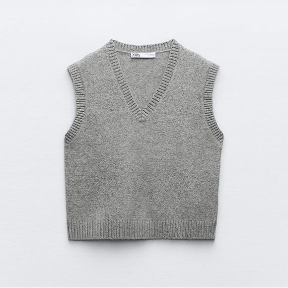 Zara Soft Knit Sweater Vest - Picture 5 of 6